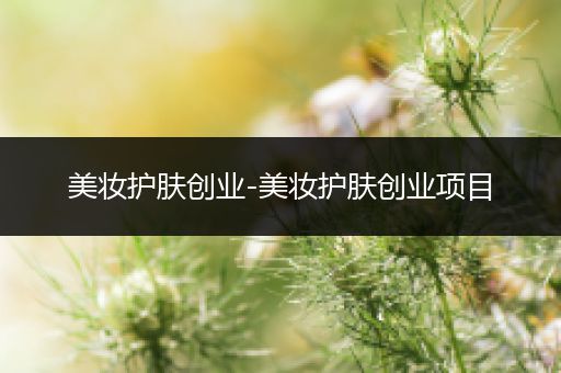 美妝護(hù)膚創(chuàng)業(yè)-美妝護(hù)膚創(chuàng)業(yè)項目