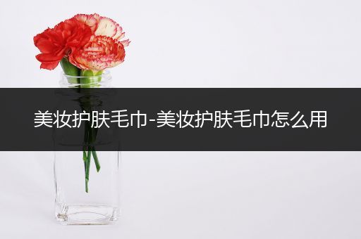 美妝護(hù)膚毛巾-美妝護(hù)膚毛巾怎么用