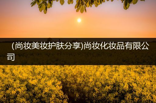 （尚妝美妝護(hù)膚分享)尚妝化妝品有限公司