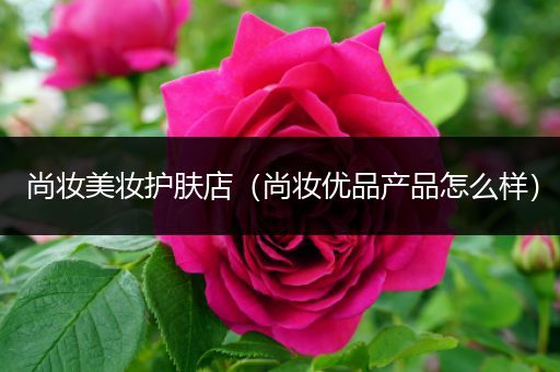 尚妝美妝護(hù)膚店（尚妝優(yōu)品產(chǎn)品怎么樣）