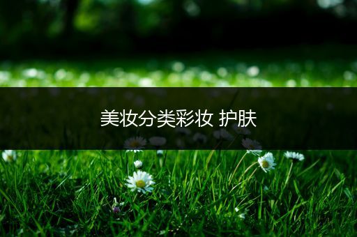 美妝分類彩妝 護(hù)膚